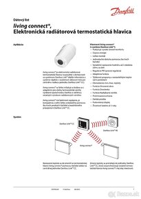 Predám digit. radiátorové hlavice Danfoss - 2