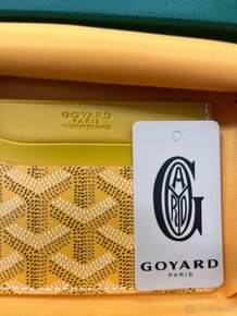 Goyard peňaženka- žltá - 2