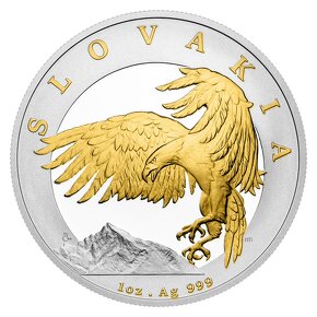 Strieborná uncová investičná minca Orol 2024 selekt. pokov A - 2