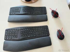 Predám klávesnice LOGITECH ERGO K860 a apple - 2