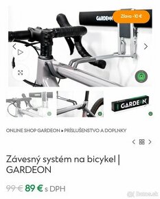 Ģardeon závesný systém na bicykel - 2