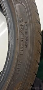 Predám letné pneumatiky Goodyear Eagle F1 (245/40R18) 4 kusy - 2