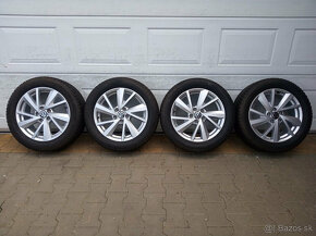 Orig. sada Audi, VW, Škoda, Seat 5x112 R17 + pneu 215/55 R17 - 2