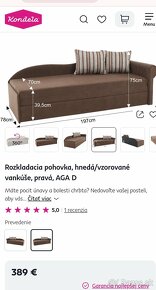 Rozkladacia posteľ s úložným priestorom a dvomi vankúšmi - 2