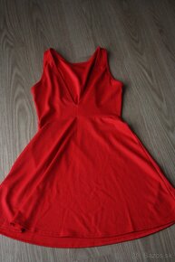 Červené šaty 36/S - 2
