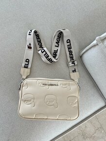 Crossbody kabelka Karl Lagerfeld béžová - 2