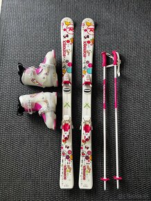 Predám detské /jr. lyže Rossignol Fun Girl 130cm+ palice - 2