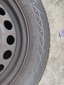 Zimne pneu 195/65 r15 s plech.diskami - 2