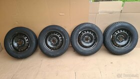 VW disky 5x112, ET 43, zimné Pirelli 195 / 65 R15 - 2