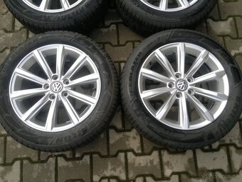 Elektrony VW Passat B8  5x112 r17, zimne pneu. 215/55 R17 - 2