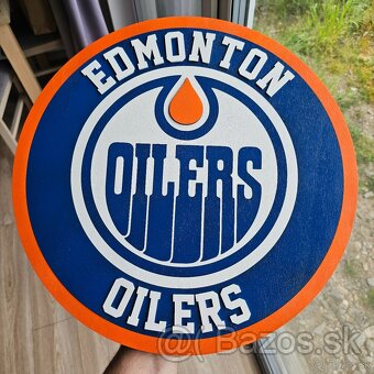 Edmonton oilers Hokejové 3D Logo - 2