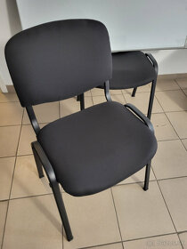 Konferenčná stolička VIVA - čierna - v ponuke 2ks - 2