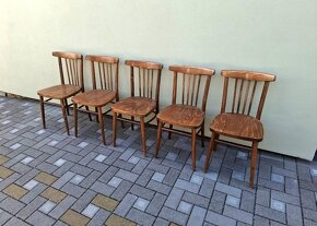 Celodřevěné židle TON 5ks - 2
