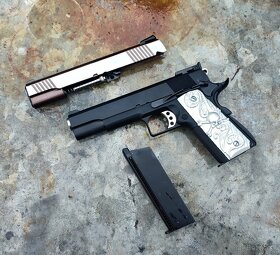 Airsoft Colt 1911C GBB 2x záver ´/ 2x zásobnik - 2