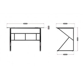 Predám stôl Huzaro Hero 1.6 čierný - 2