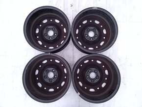 5x100 R14 ET43 Originál Audi VW Škoda Seat disky Top Stav - 2