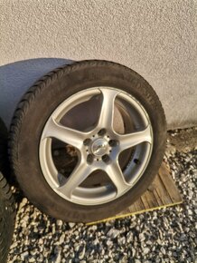 16"ELEKTRONY, 5X112, ZIMNE PNEU 205 /55 R16 - 2