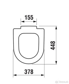 WC doska Jika Mio duroplast biela H8927113000001 - 2