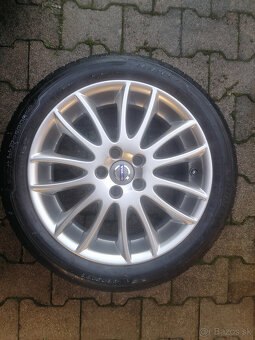 Alu disky 17" Volvo Sadira 5x108, pneumatiky DUNLOP - 2