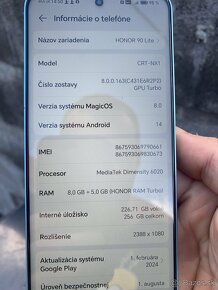 HONOR 90 Lite 5G 8 GB/256 GB Cyan Lake - 2