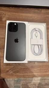 Predám iPhone 16 pro max 256 titanium black - 2