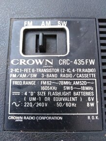 Radiomagnetofon Crown - 2