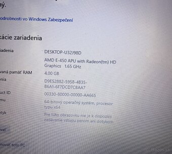 Asus X73B - 17,3" - možnosť 2 x HDD - AMD - 4GB RAM - 500GB - 2