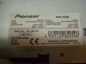 pr.autoradio,pioneer,4x40w, - 2