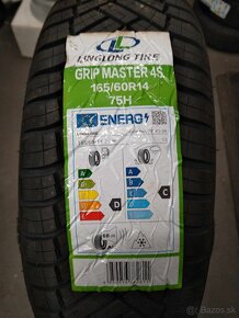 165/60 R 14 celoročné + alu disky. - 2