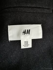 H&M pánske sako čierne v.50 - 2