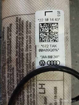 VW Passat B7 sedačkový Airbag ľavý 3AA880241 - 2