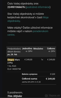 3d tlačiareň Elegoo mars 2 pro - 2