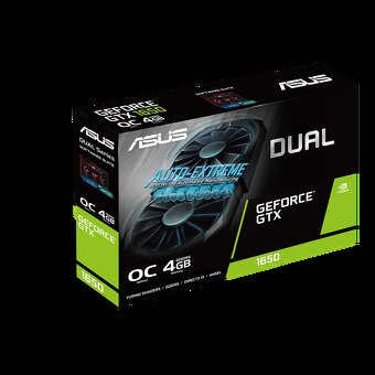 ASUS Dual GeForce® GTX 1650 OC Edition 4GB GDDR6,nepouzivana - 2