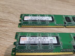 RAM Hynix 2x 1GB, DDR2 800MHz CL6, HYMP112U64CP8-S6-AB-C - 2