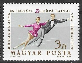 ⚽ 1921‑1927- Maďarsko -1963 European Figure Skating Champion - 2