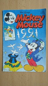 Mickey Mouse - komix, celkom 2 ks, rok 1991 - 2