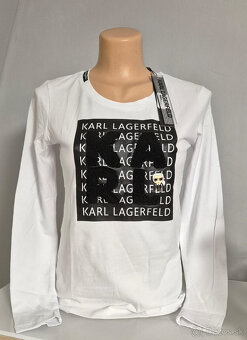 Karl Lagerfeld dámske biele tričko - 2