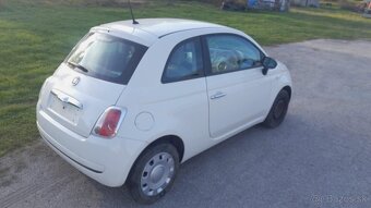 Rozpredám Fiat 500 2007 1.2 benzín 51kw - 2