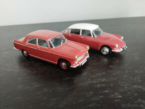 2x Legendarne automobily čssr 1:43 Peugeot 404 a Citroen DS - 2