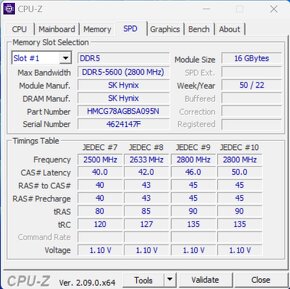 SODIMM RAM DDR5-5600 kit 32GB(2x16GB) Hynix - 2