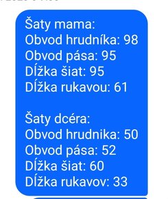 Šaty mama a dcéra - 2