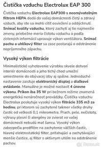 Čistička vzduchu Electrolux + filtre zdarma - 2