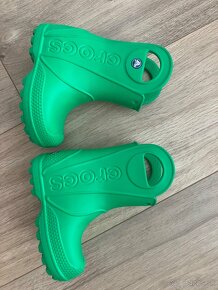 Crocs gumaky zelene velkost c6 (22-23) - 2