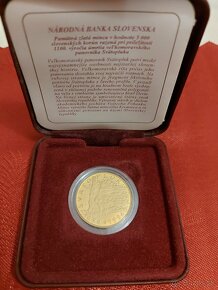Zlatá pamätná minca 5000Sk 1994 - Svätopluk - 1100. výročie - 2