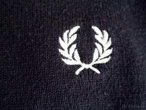 Fred Perry pánsky bavlna čierny sveter  S-M - 2