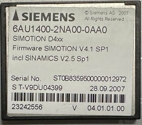 Siemens Simotion D a Simatic S7-400 memory card - 2