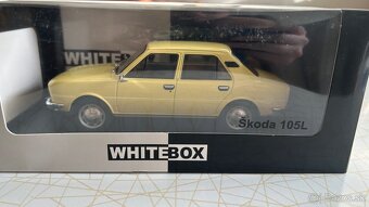 ŠKODA 105L - svetlo žltá - 1/24 - WHITEBOX - 2