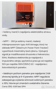 Predám mppt menič , solárny menič , ohrev vody - 2