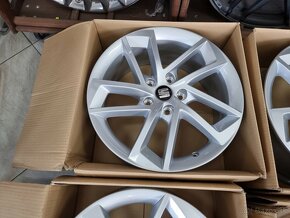 Originalne Alu disky elektróny 5x112 r17 Audi Škoda Seat - 2