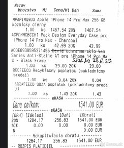 iPhone 14 Pro Max 256GB + záruka + poistenie do 6/25 - 2